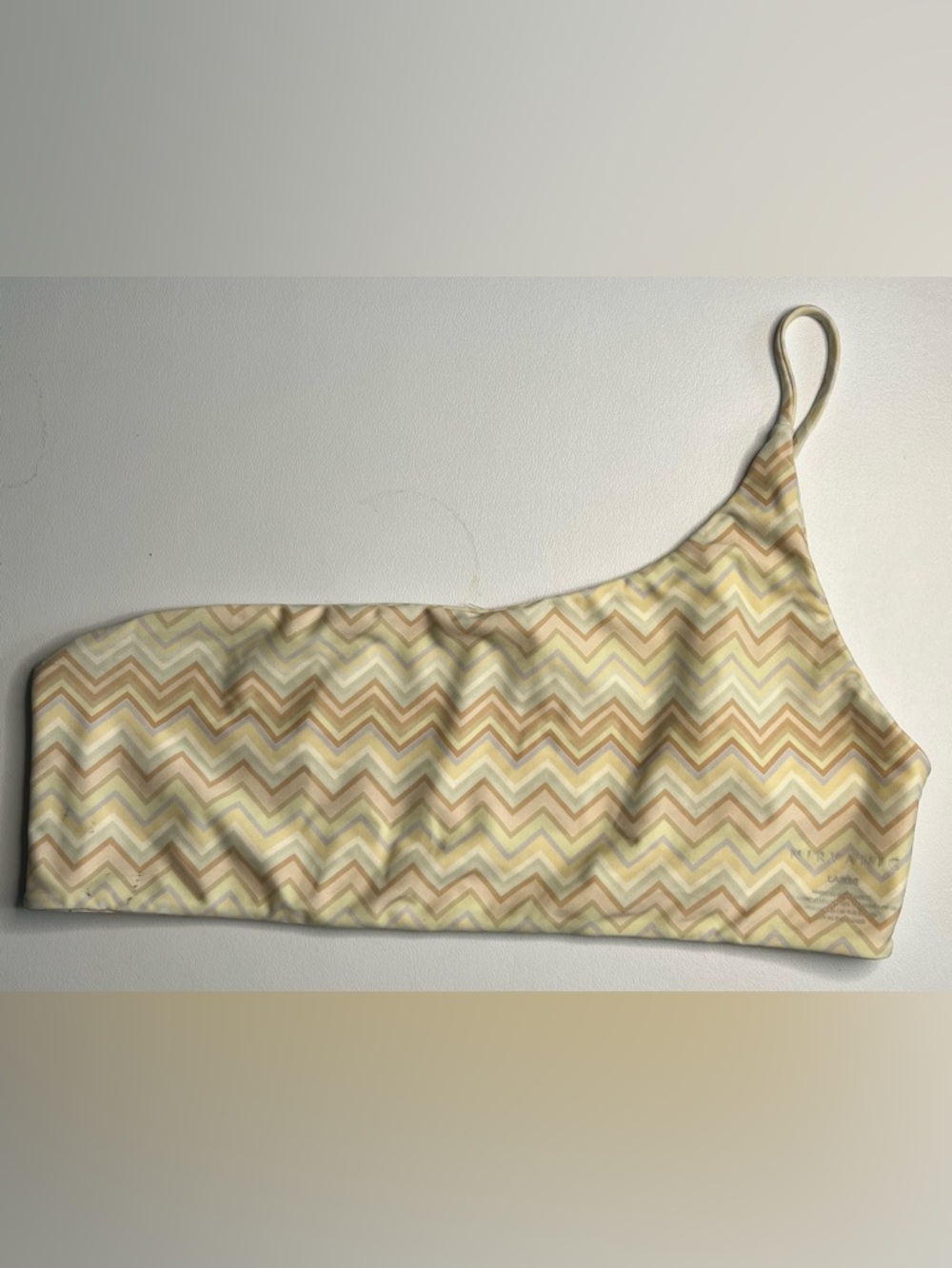 NWOT Nirvanic Asymmetric One-Shoulder Swim Top
